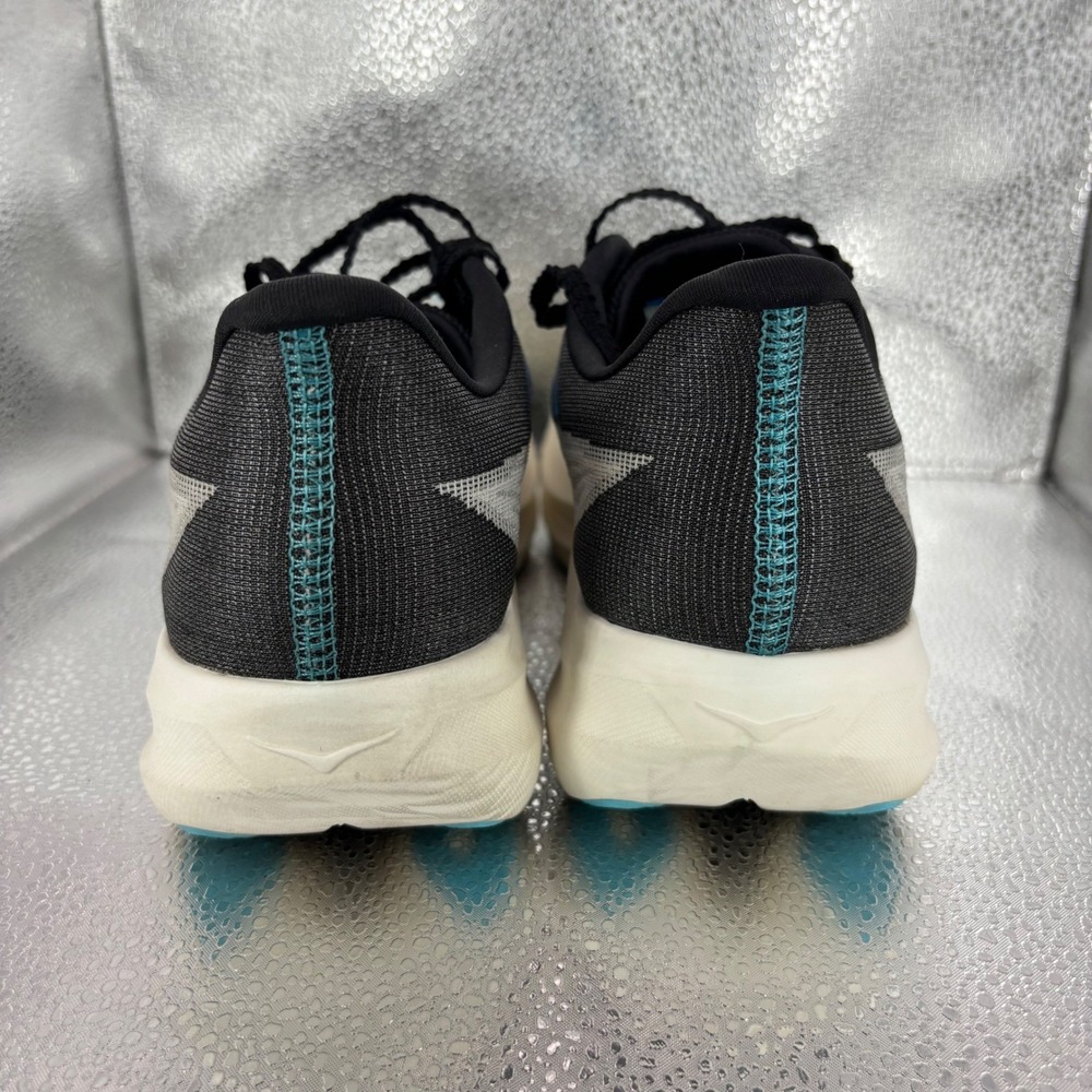 Hoka One One Rocket X 2 White Black Blue Running Shoes 1127734 WBLC Mens 10 W 11 - Picture 4 of 7
